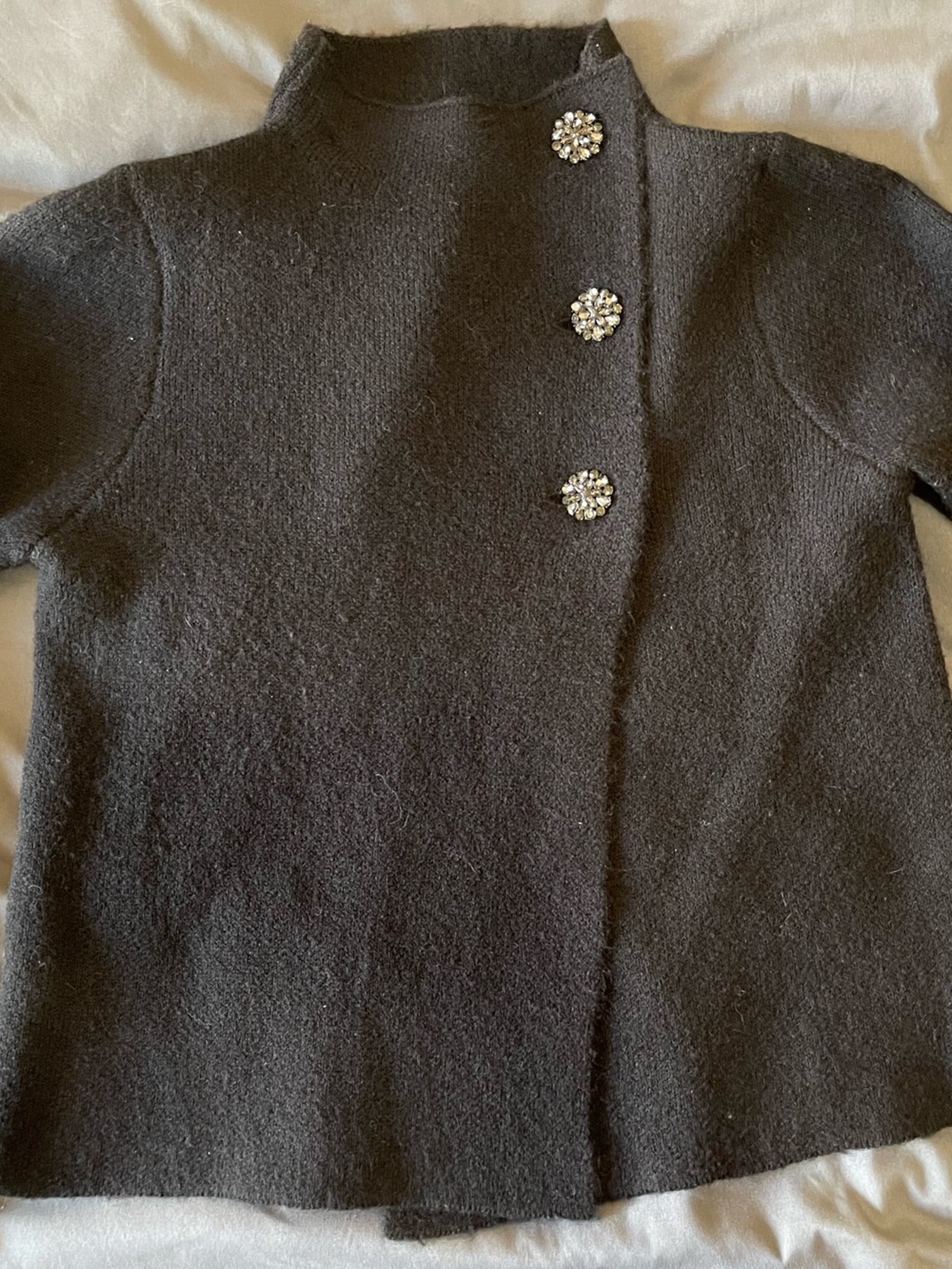 Adrienne Vittadini Black Knit Sweater
